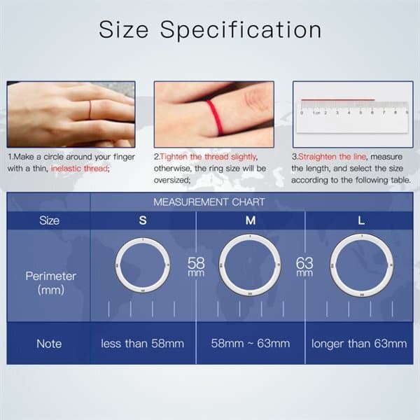 Jakcom smartring med RFID- og NFC-funktioner, størrelse S