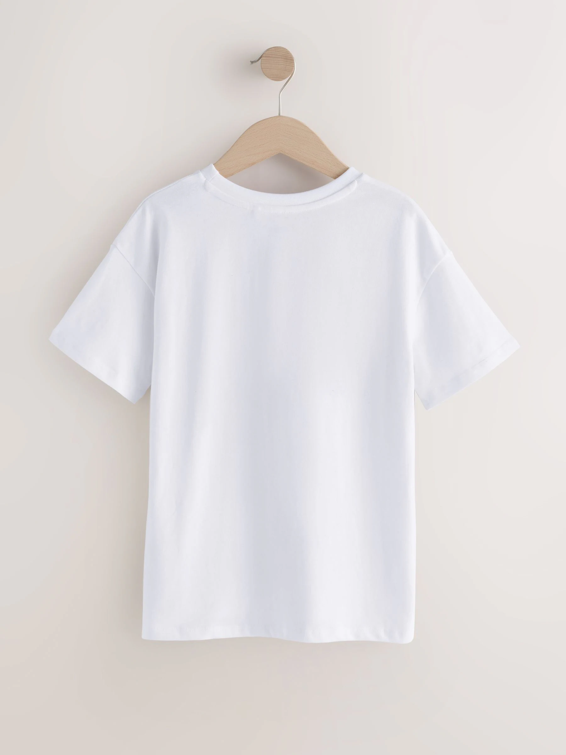 Wit - Oversized T-shirt (3-16 jr)