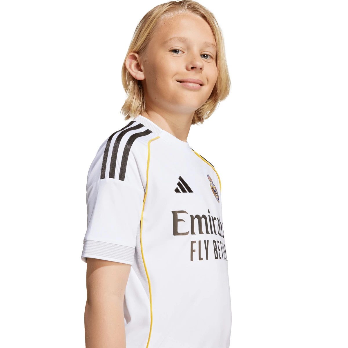 Conjunto adidas Real Madrid Primeiro Equipamento 2025-2026 Criança