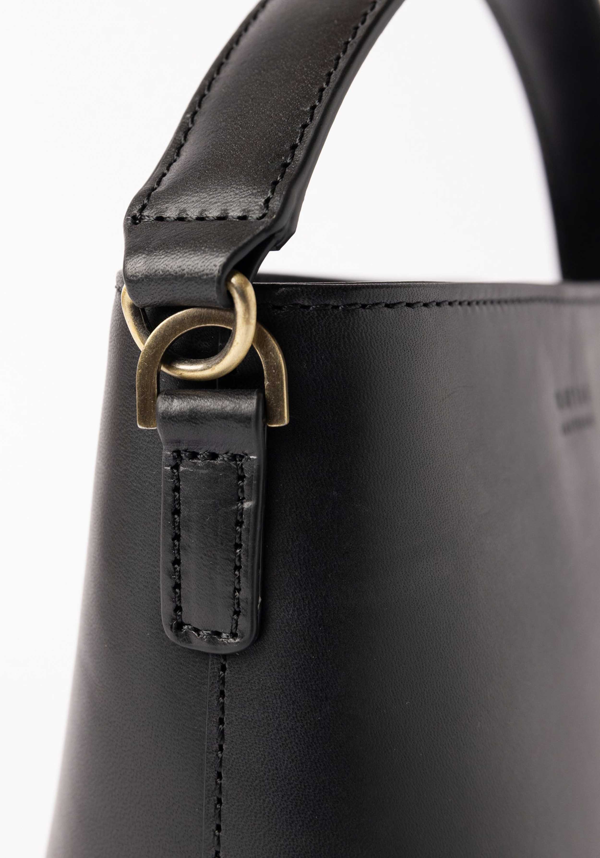 O My Bag Bucket Bag Bobbi Midi Classic Leather Black