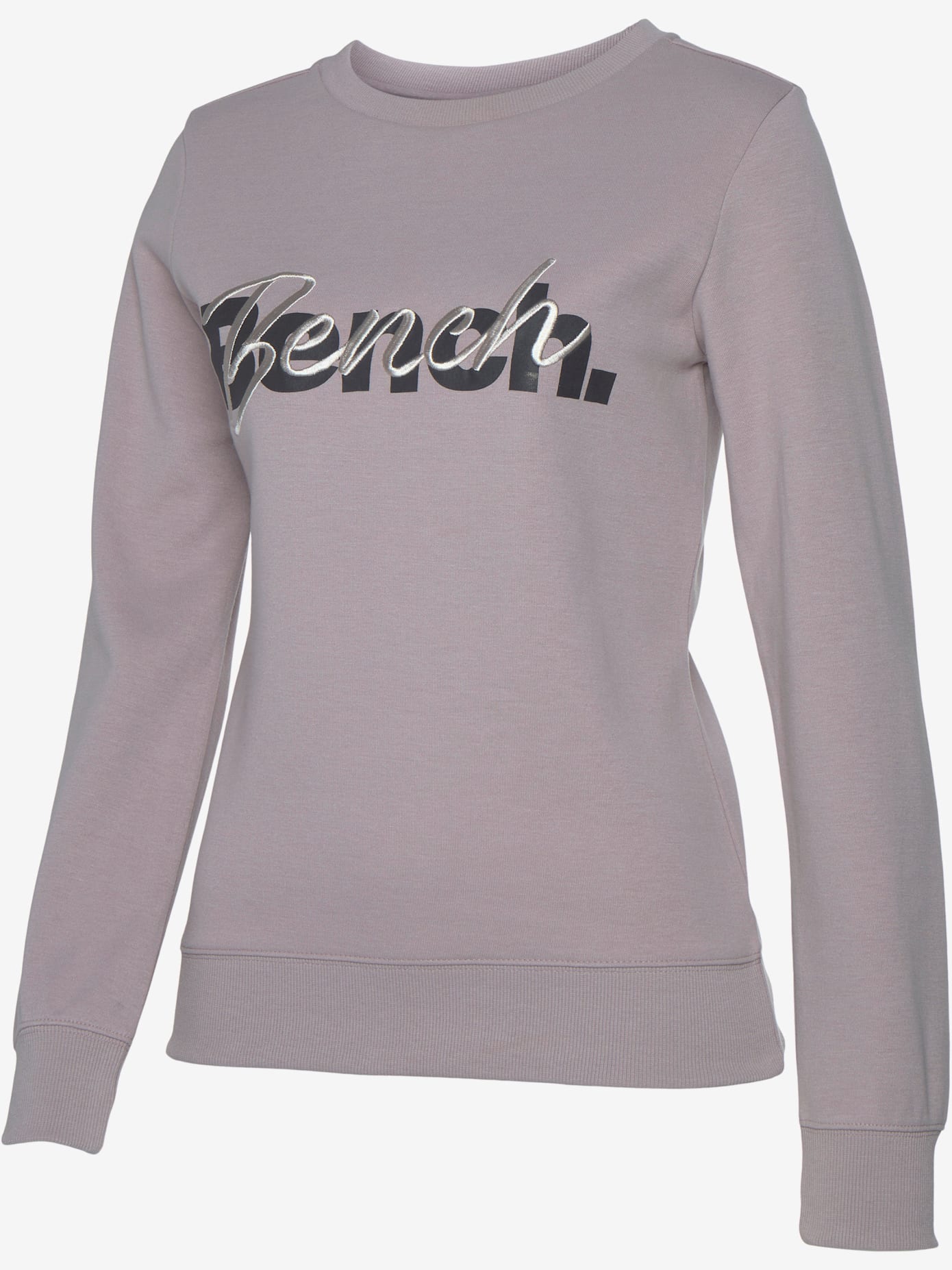 Sweatshirt basique avec logo imprimé et broderie