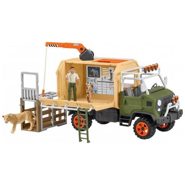 SchleichSchleich   Wild Life Grosser Truck Tierrettung