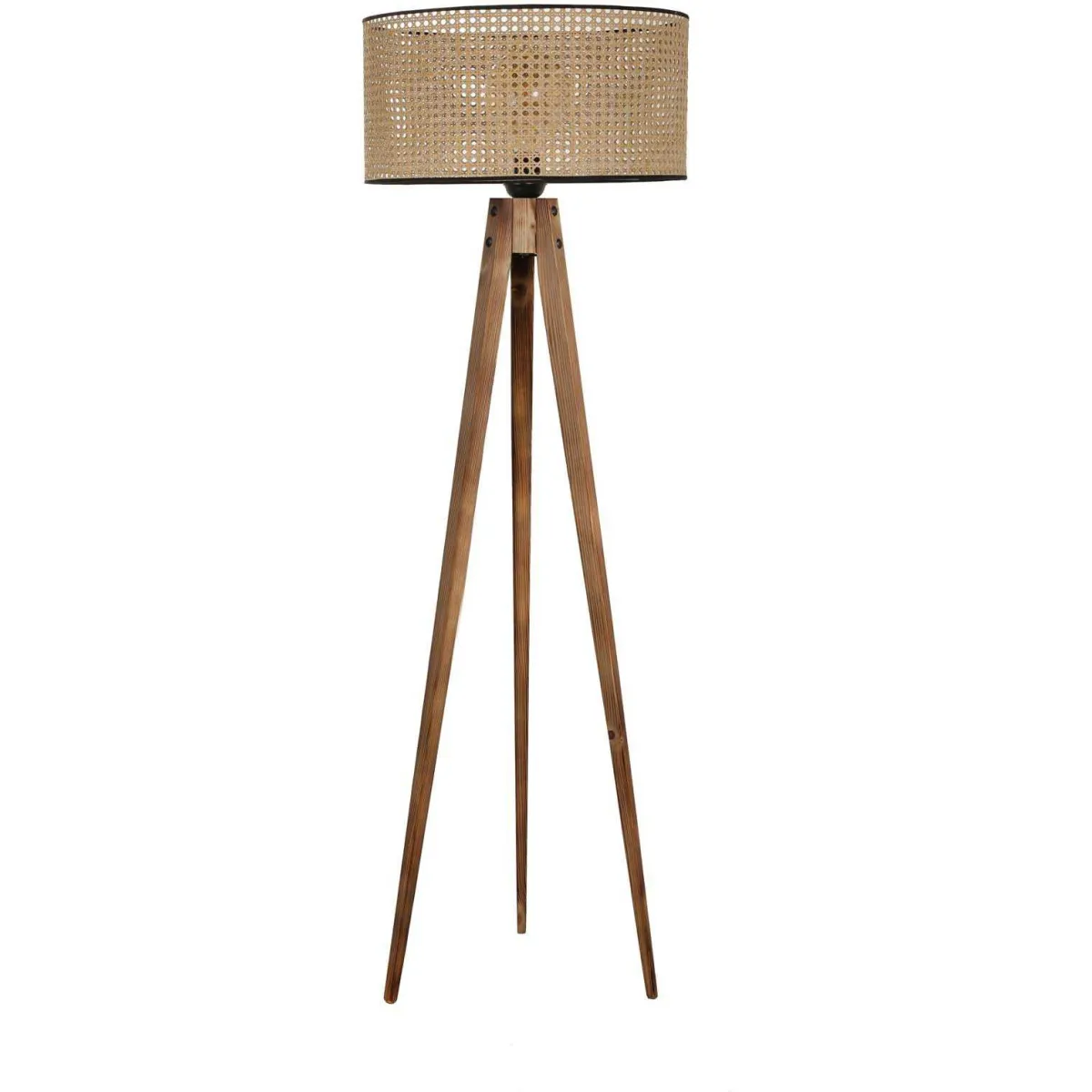Hanah Home Lampadaire Tripod - Marron