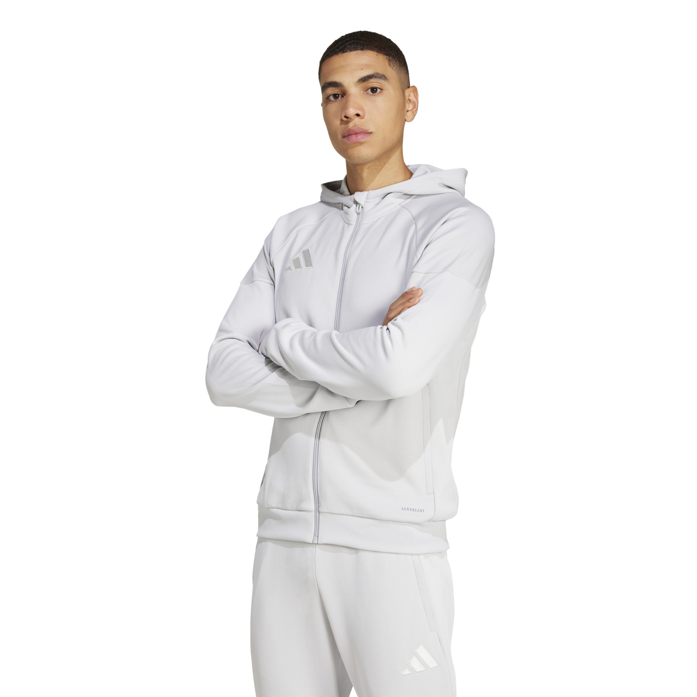 Adidas Tiro 25 Vest Lichtgrijs