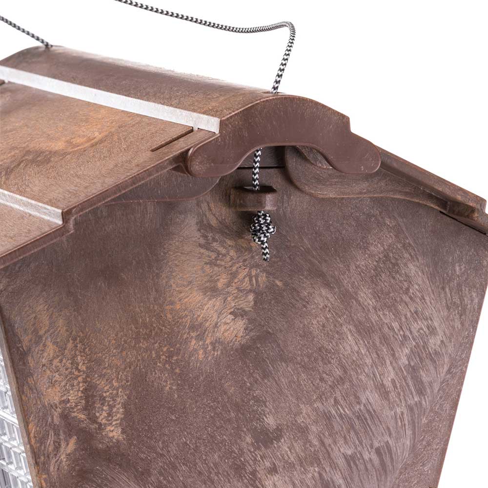 Mangeoire d'extérieur pour oiseaux jok 1, abri pour oiseaux sauvages, adaptée pour nourriture graines petites noisettes