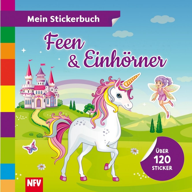 Feen und Einhörner - Mein Stickerbuch - über 120 Sticker