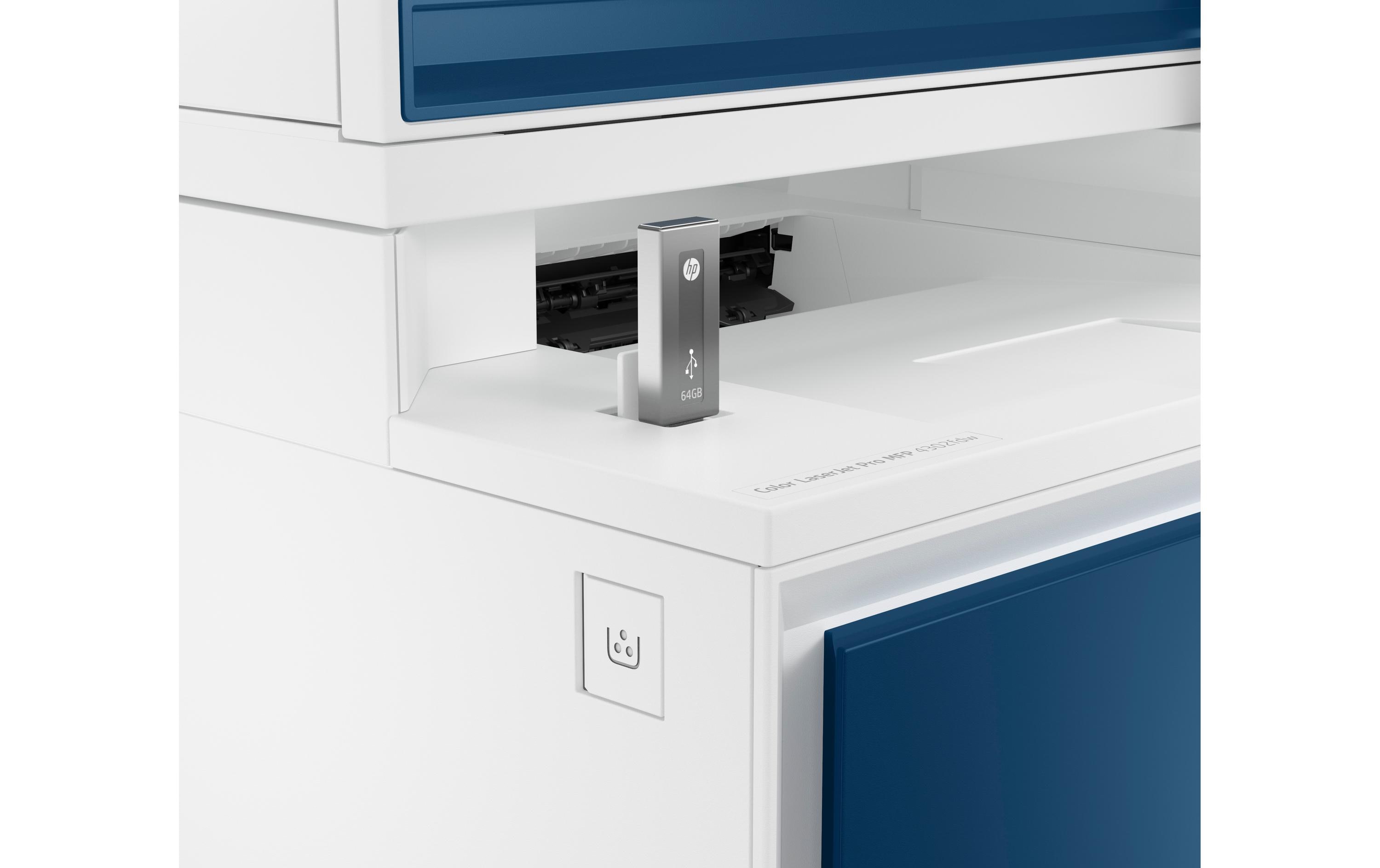 Multifunktionsdrucker Color LaserJet Pro MFP 4302fdw<br>4-in-1-Farblaser-Multifunktionsdrucker für mittelgrosse Arbeitsgruppen