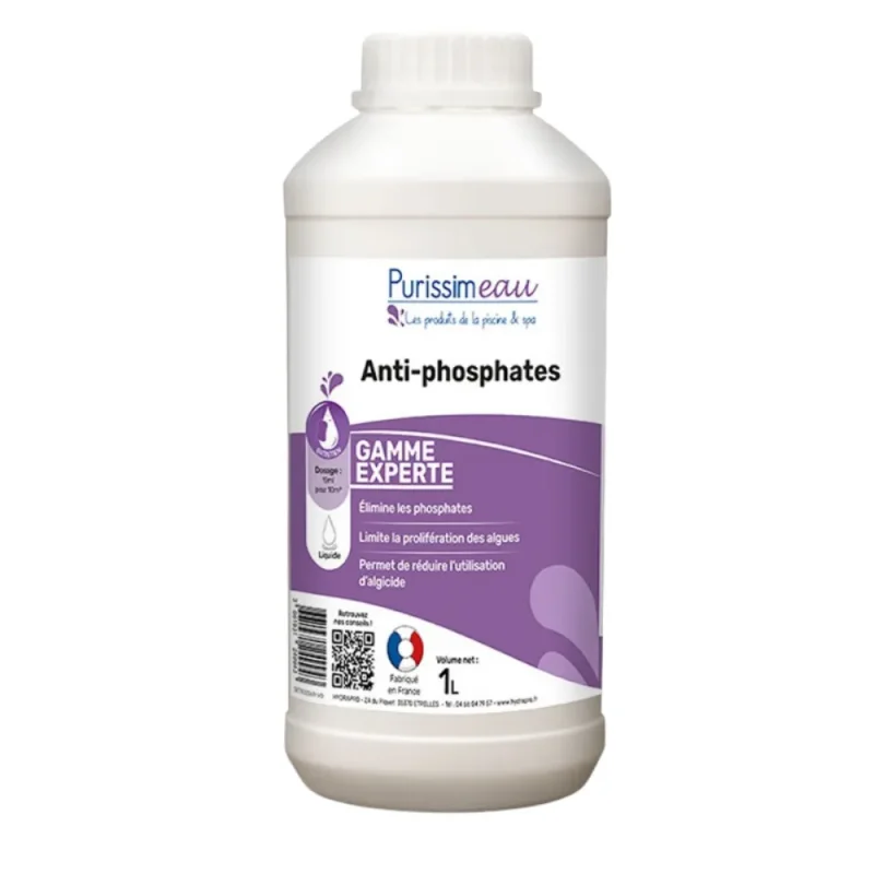 PURISSIMEAU - Traitement piscine anti-phosphates - 1L