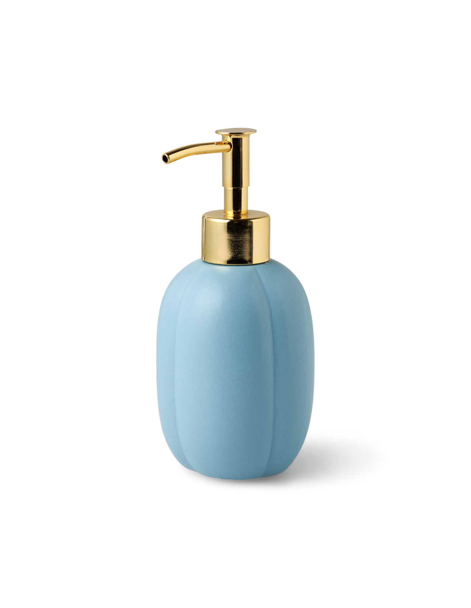 Sæbedispenser | Keramik. 7 x 16 cm. | Misty Blue