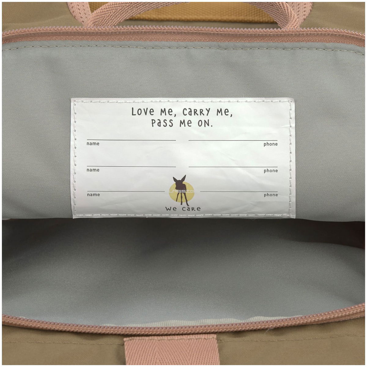 LässigLässig   Kinderucksack Rolltop Nature hazelnut