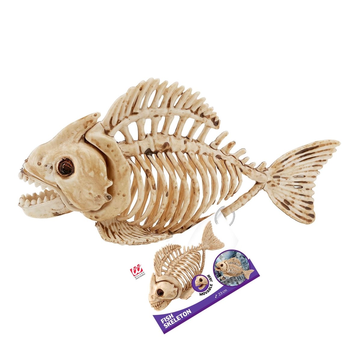 Halloween Skelet Vis 23cm