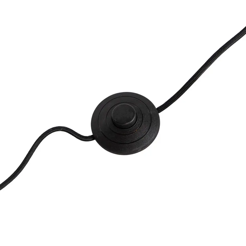 Qazqa vloerlampen mesh bruin e14