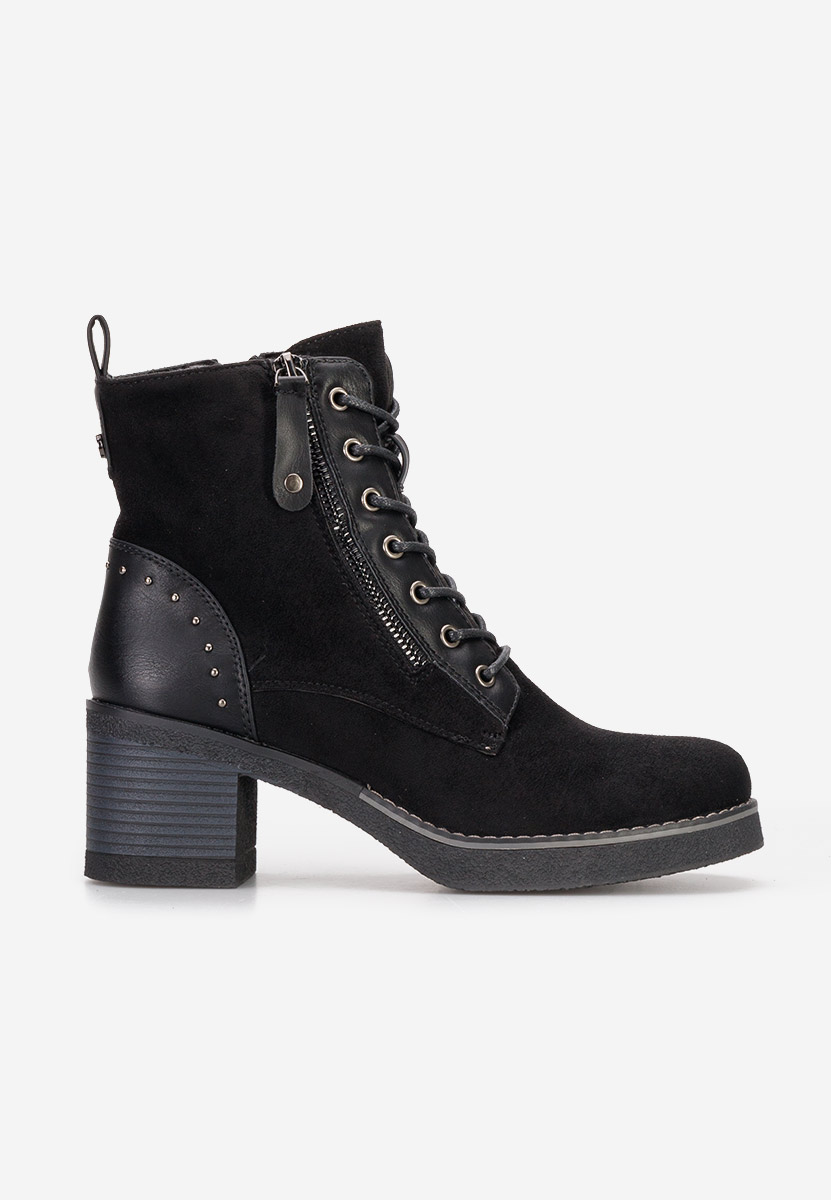 Bottines à talon noires Jovanna