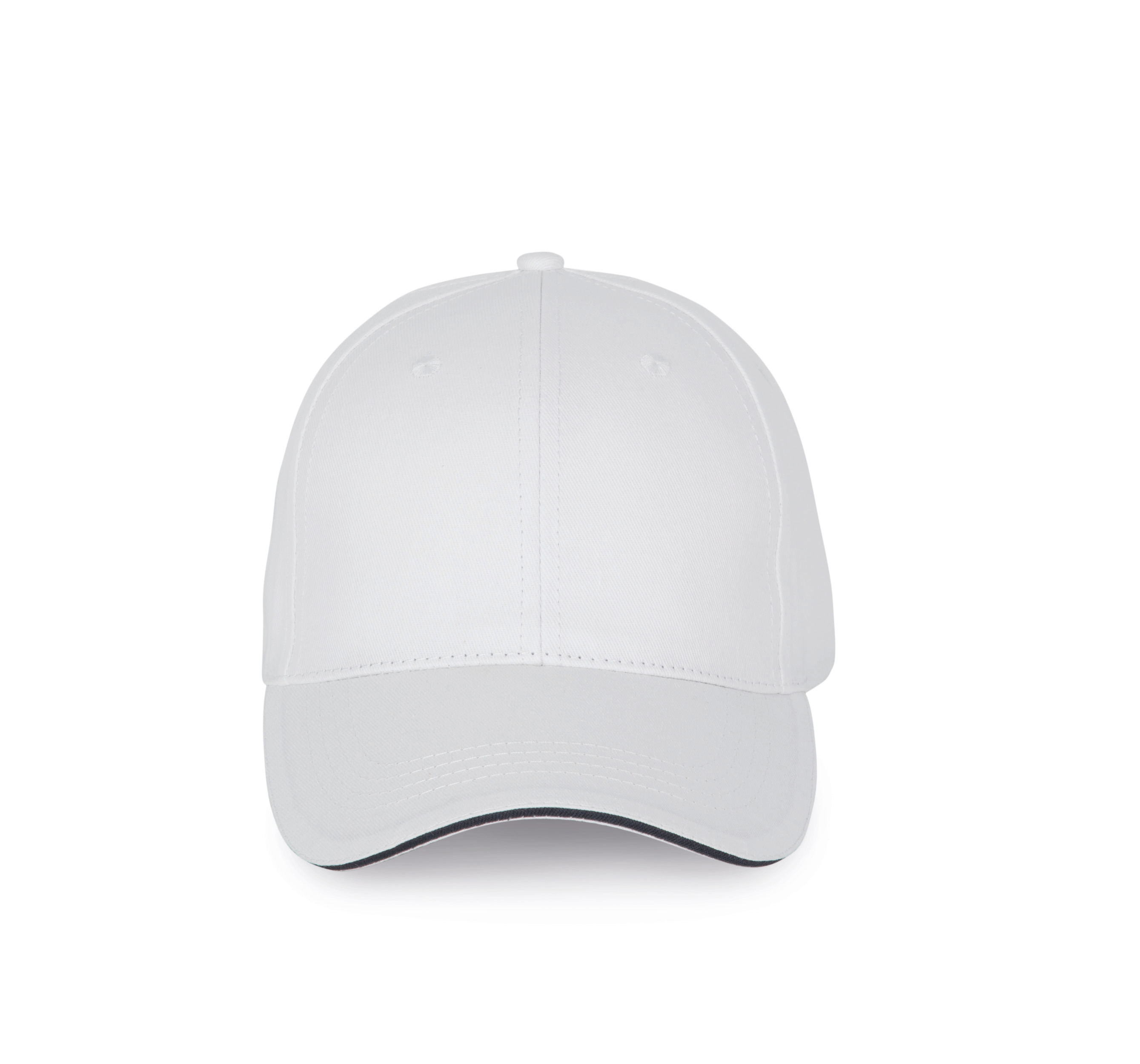 K-up KP191 - Casquette avec visière sandwich contrastée - 6 panneaux