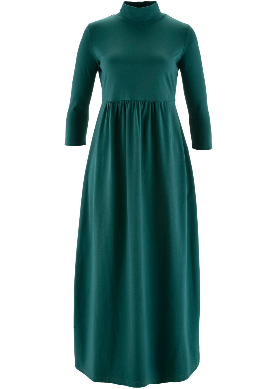 Robe T-shirt midi, manches 3/4