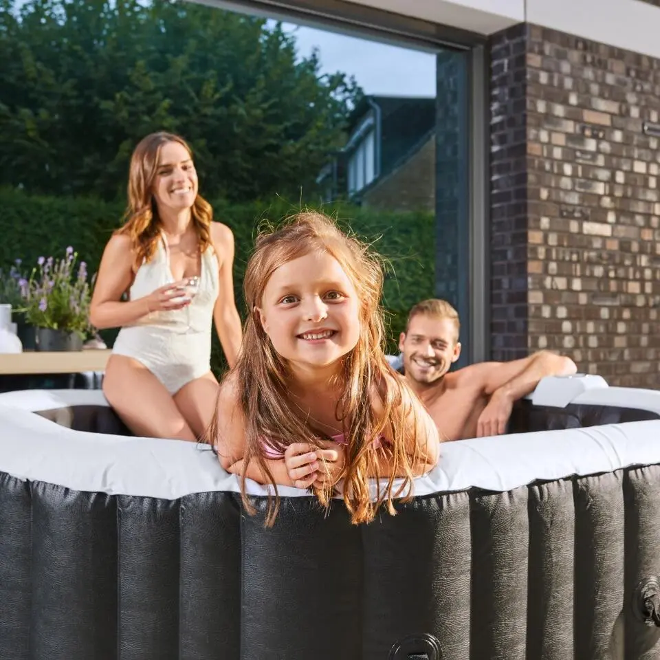 HOME DELUXE Opblaasbare Hottub Drop Zwart