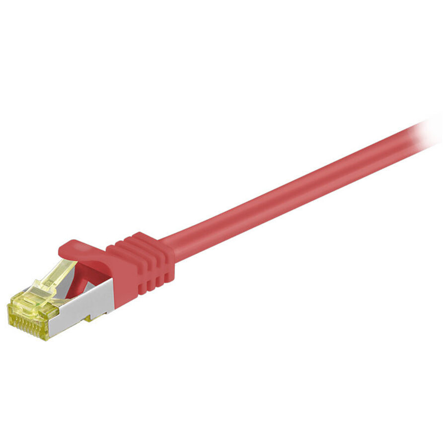 Cable RJ45 Cat 7 S/FTP (rouge) - 1 m