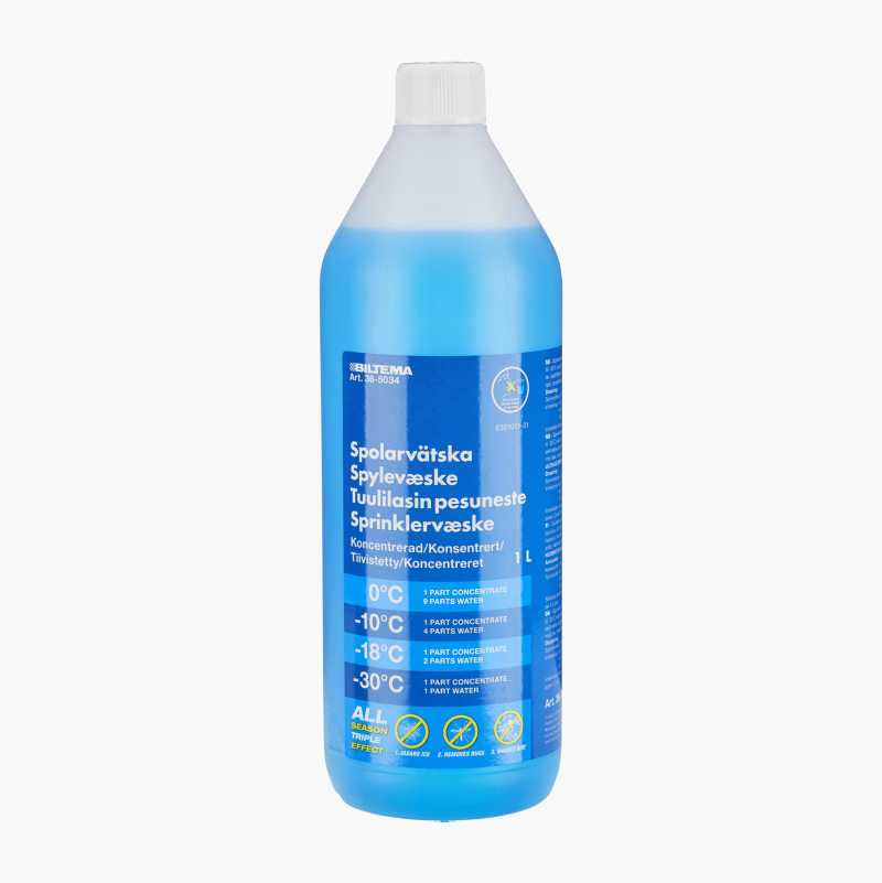 Konsentrert vindusspylervæske, 1 liter