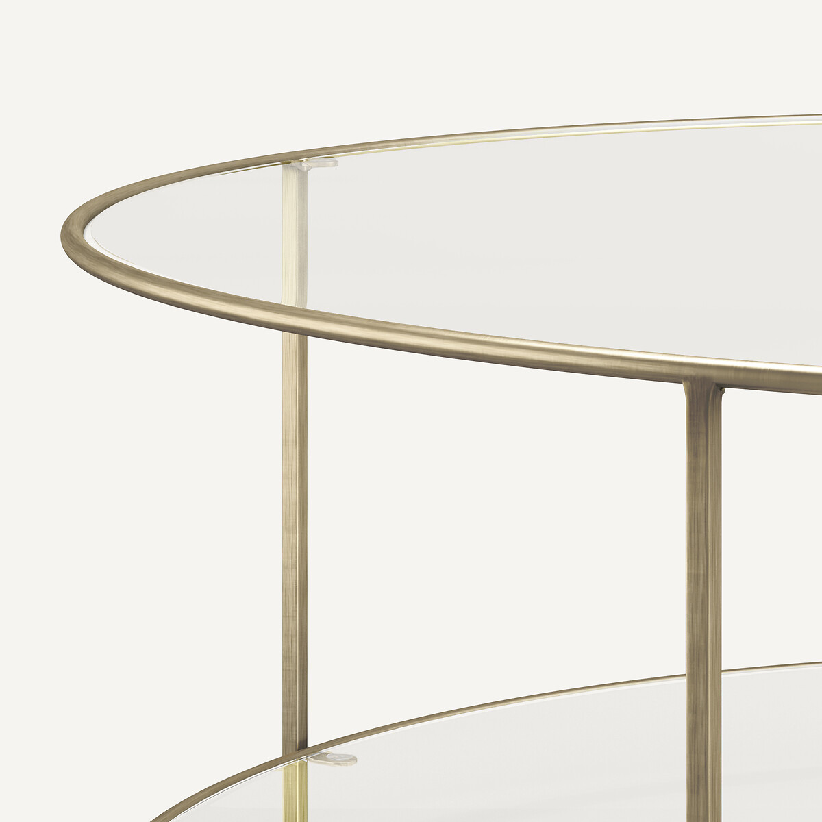 AM.PM<br>Mesa de centro redonda em vidro temperado, Sybil