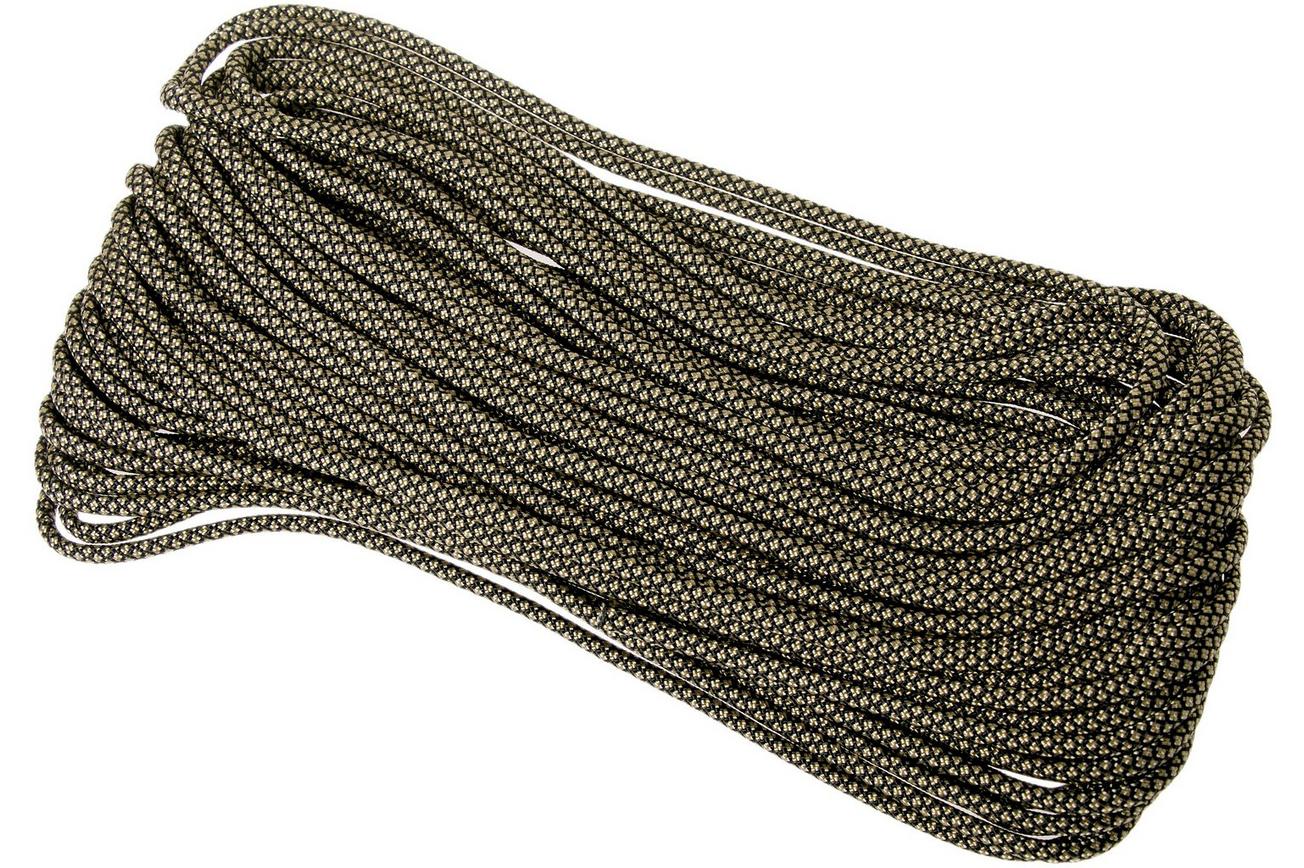 Knivesandtools 550 paracord type III, kleur: gold diamonds, 50 ft (15,24 m)