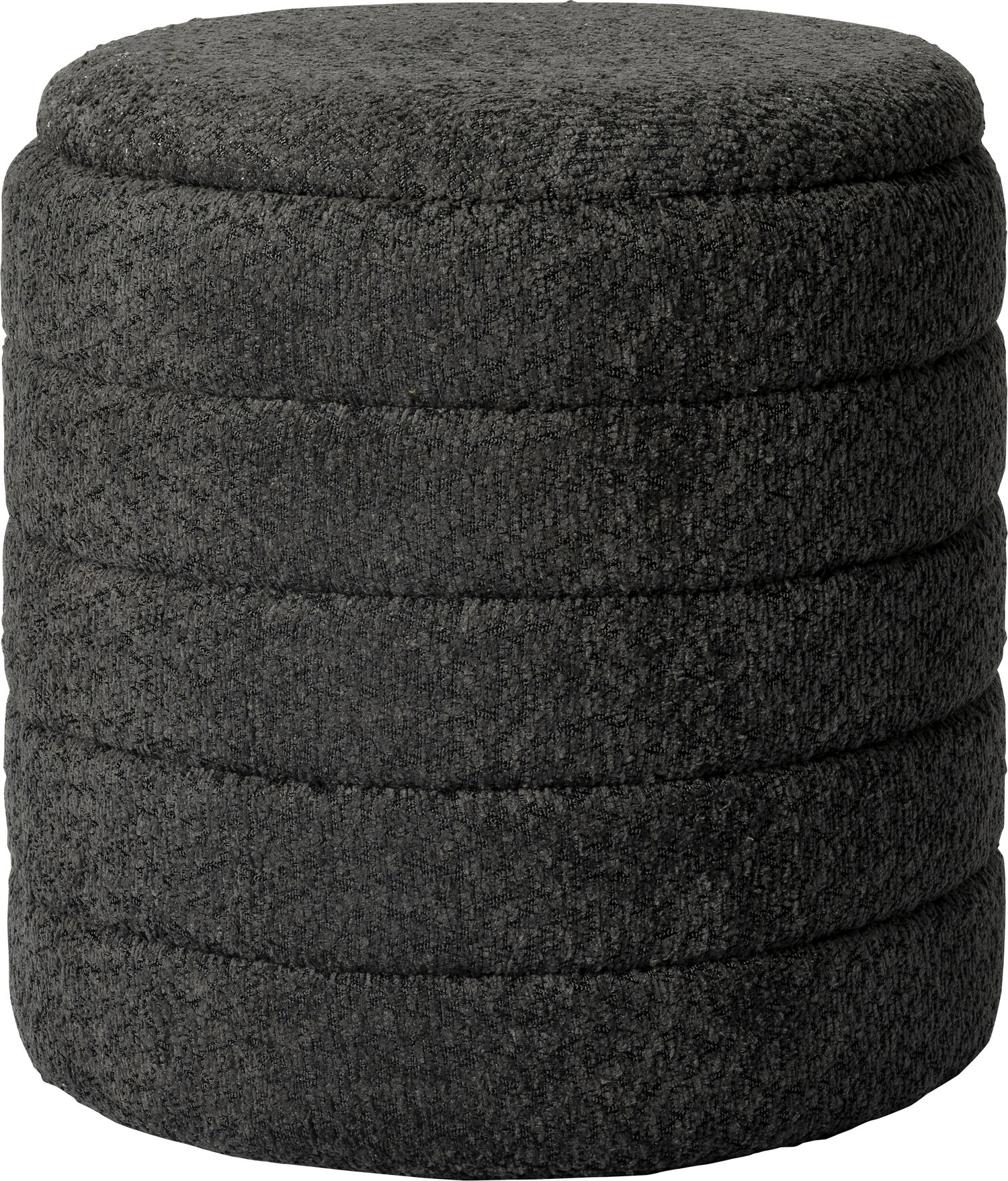 Intratuin poef met opbergruimte Bear grijs D 37 H 40 cm
