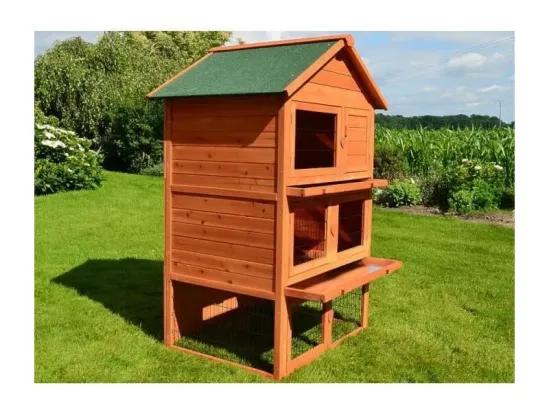 Cage Clapier Enclos pour lapins 106 x 83 x 160 cm-Modele 029 Jumbo