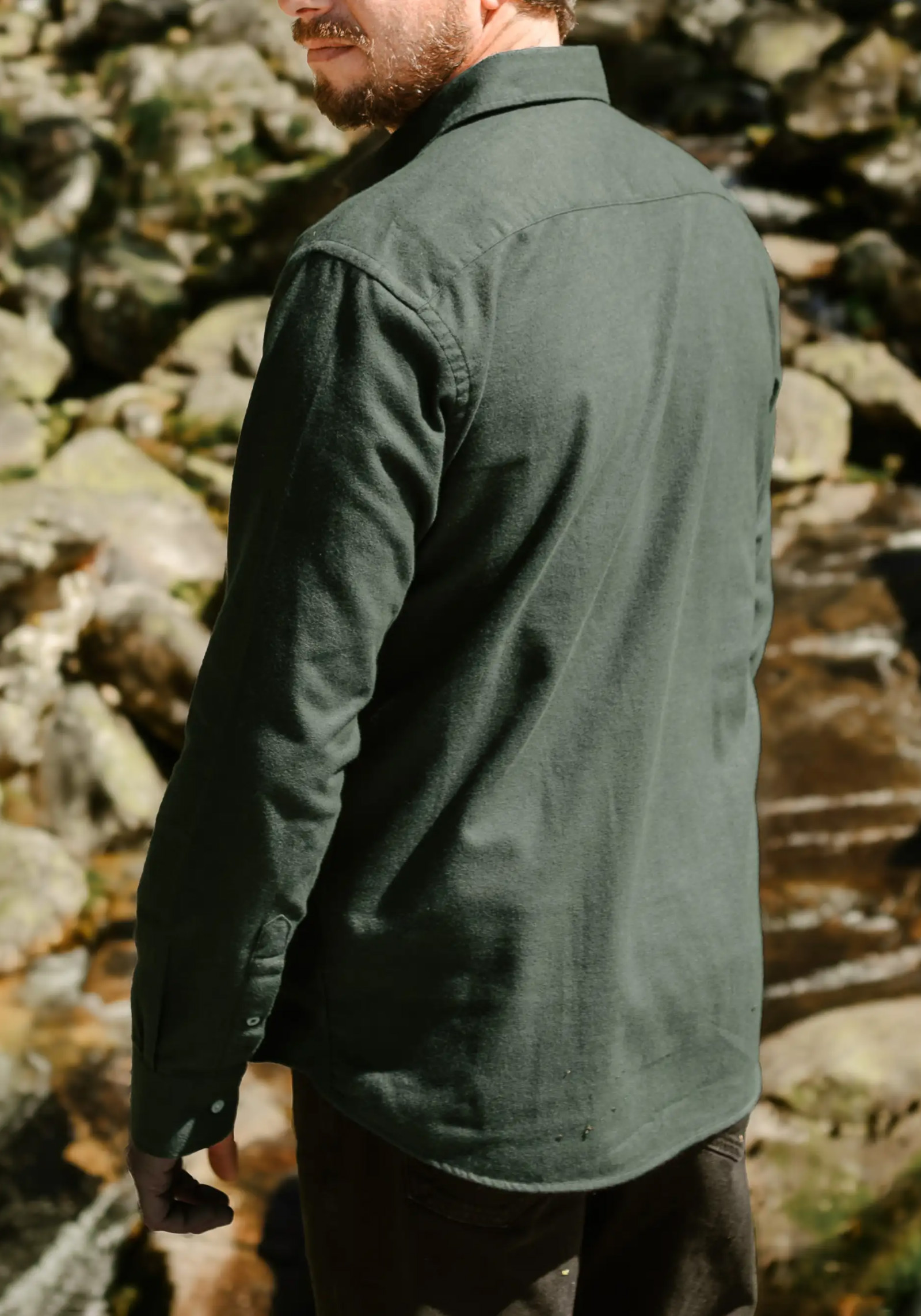 Carpasus Flanell-Hemd Castanio Moss