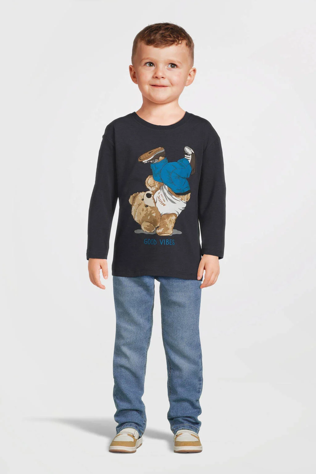 NAME IT longsleeve donkerblauw
