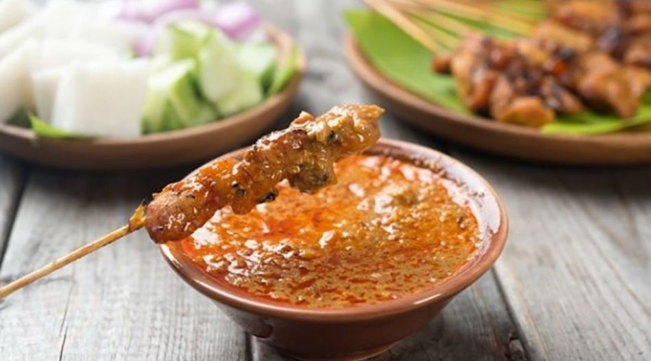 Authentieke Thaise kipsaté