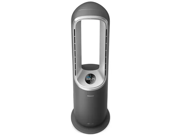 Philips Series 8000 AMF870 - Klingeløs køleblæser/opvarmer/renser - gulvstående - 2200 W - sølv / mørkegrå
