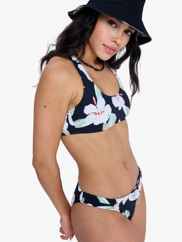 Printed Essentials Classic Bas de bikini Noir Femme