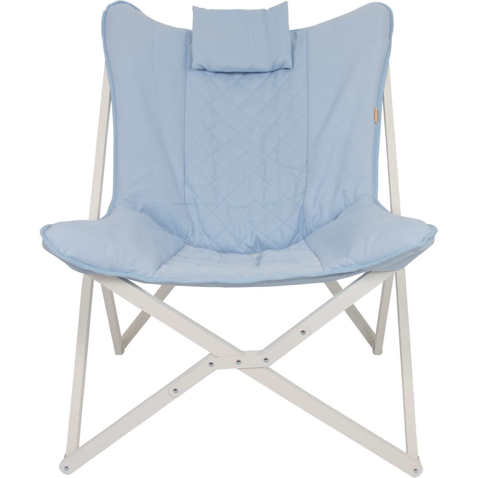 BO-CAMP Schmetterlingsstuhl Campingstuhl Gordes Relax Stuhl Sessel Garten Lounge Farbe: blau