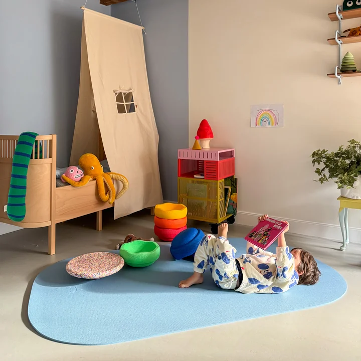 Stapelstein® - Yoga- & Spielmatte, hellblau