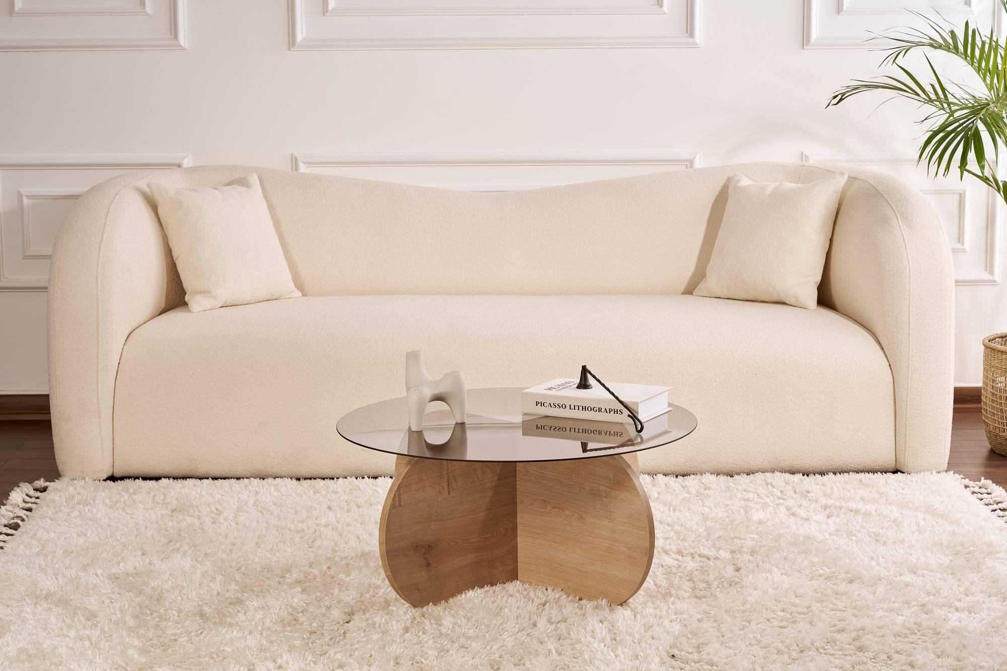 Kalune Design Salontafel Aeris rookglas