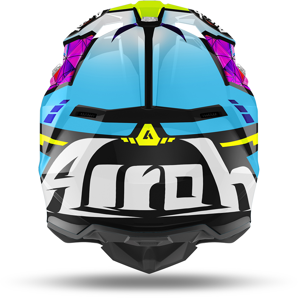 Airoh - Casque Wraap Diamond Turquoise / Rose / Jaune / Noir
