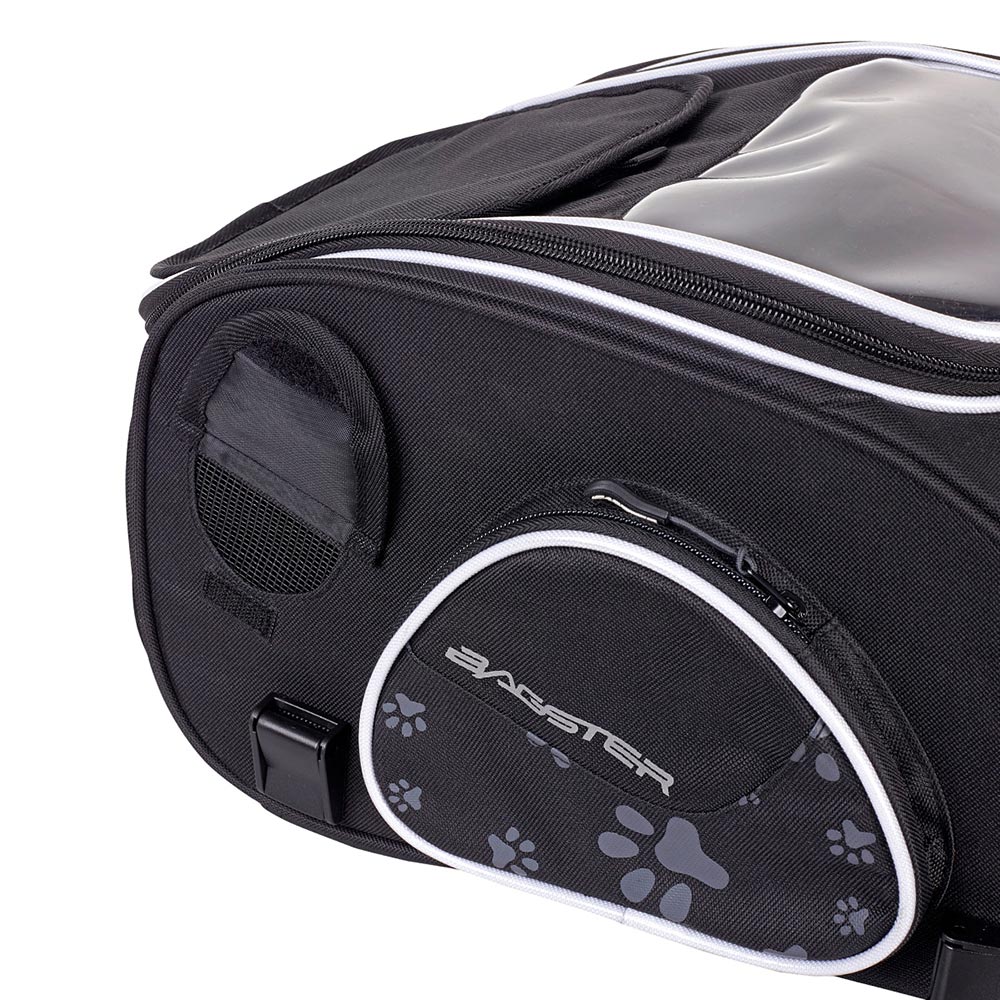 Bagster - Sacoche de réservoir pour animaux Mini Puppy Noir