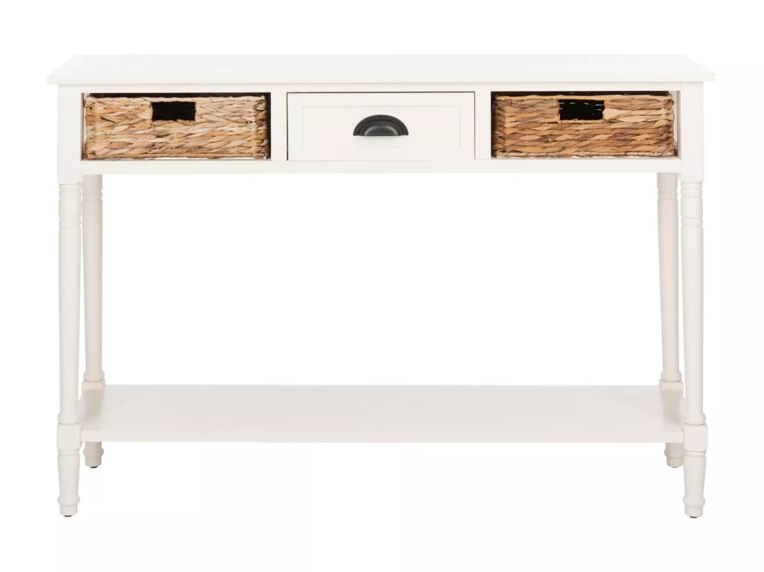 Table d'appoint Déchiré et blanc 34 X 113 X 80.01 cm - Jeane