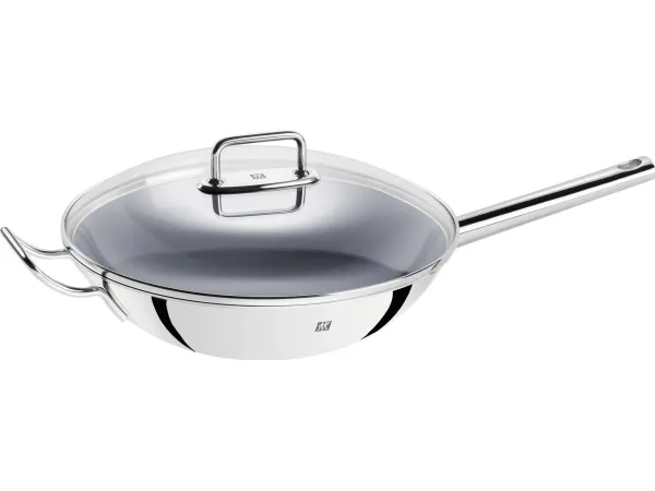 Zwilling 40992-032-0 Wok 32 cm, rustfrit stål, sølv