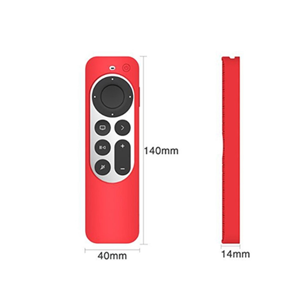 Apple TV 4K (2. Gen.) Fernbedienung Silikon Schutzhülle - Schwarz