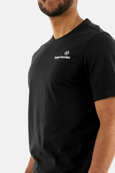 Tee shirt sergio tacchini bold 502-blk/wht
