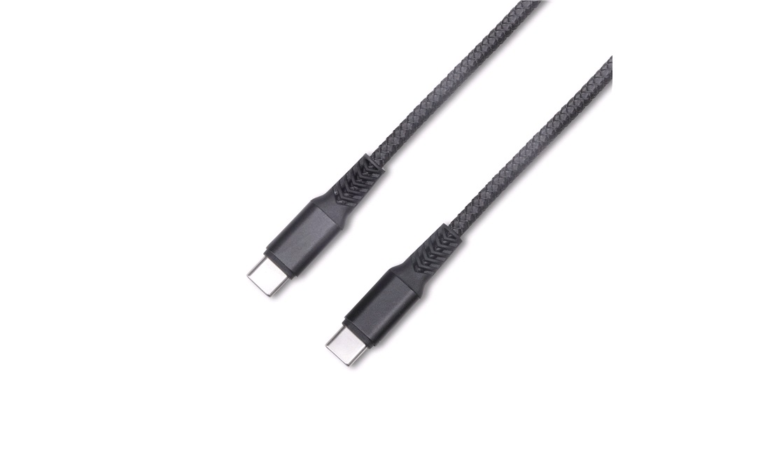 USB-kabel 1M USB-C til USB-C Stof 5A