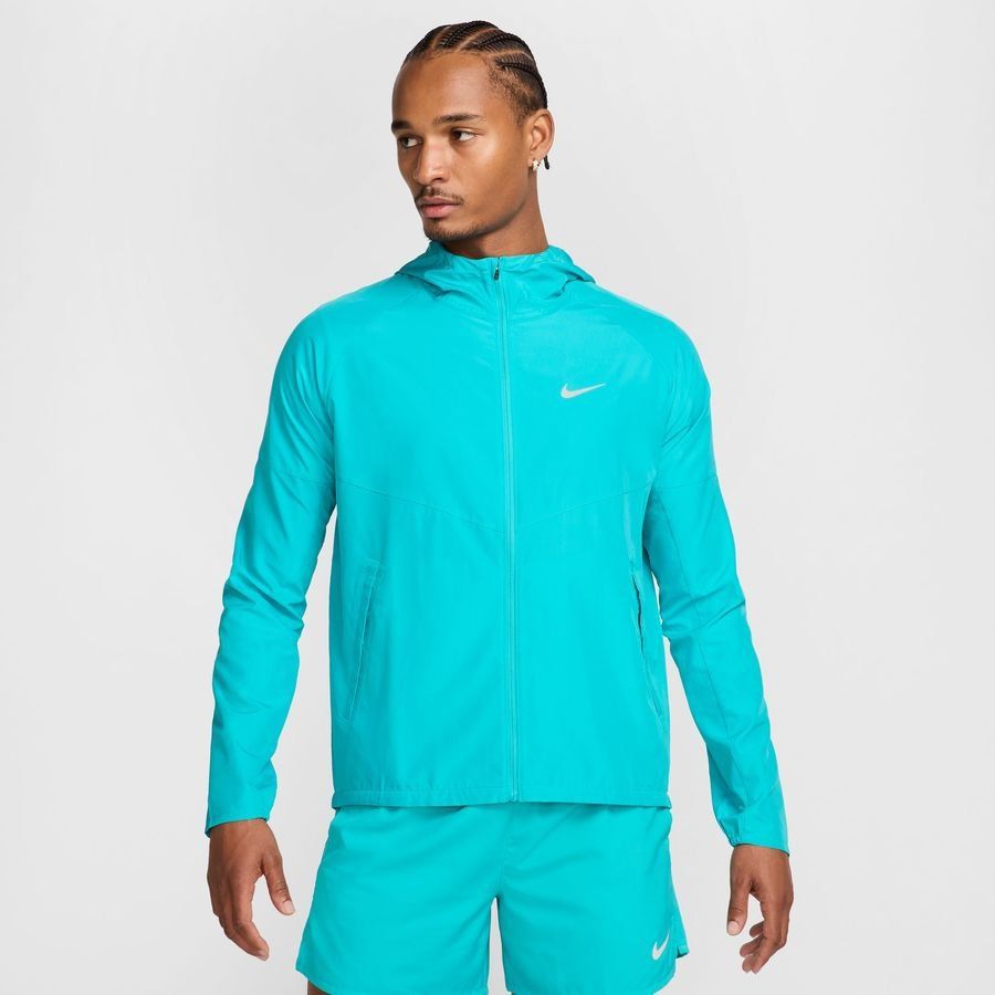 Nike Veste Running Imperméable Miler - Cactus/Argenté