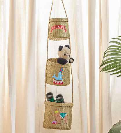 Rice Aufbewahrungskörbe - Raffia - 3 st. - 83 cm - Zirkus