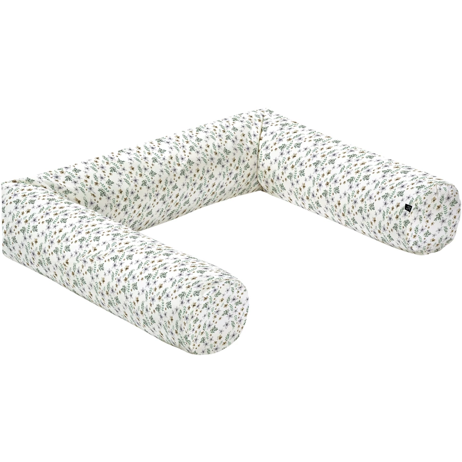 Alvi® Schlummer-Lounge Petit Fleurs grünweiß 180 cm