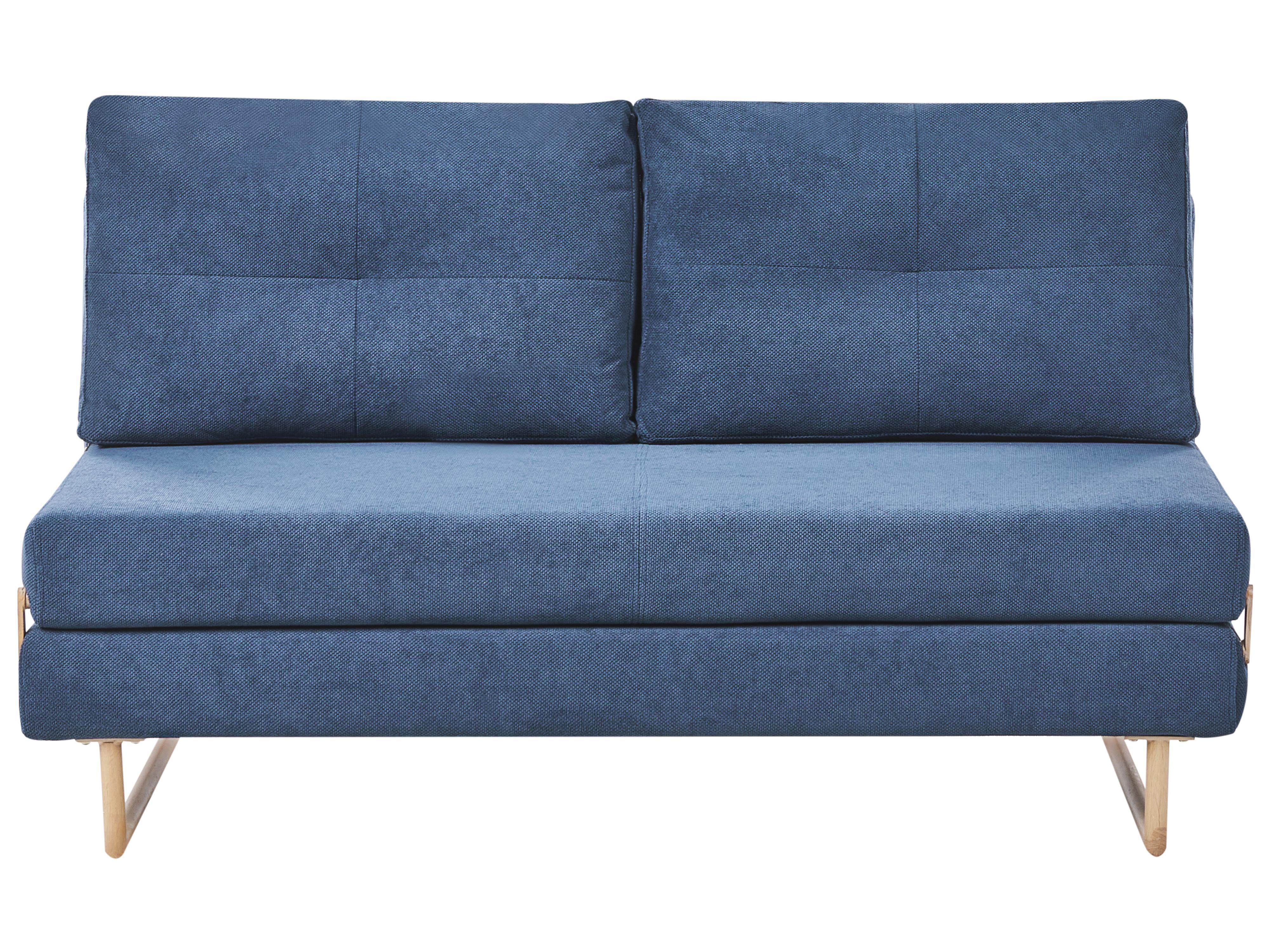 Slaapbank 3-zits JERSLEV Stof Blauw