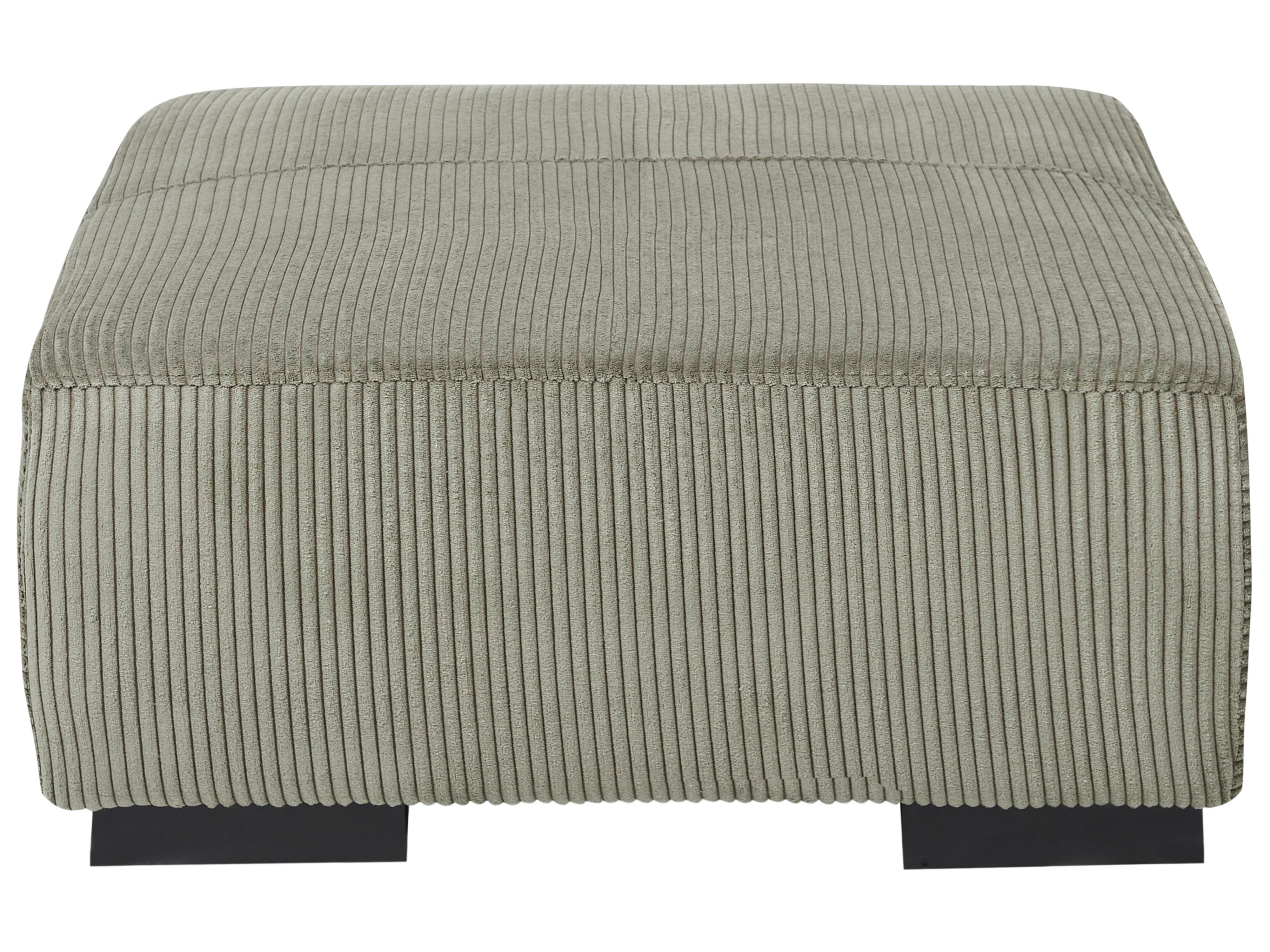 Ottomaan LUNGO Corduroy Groen