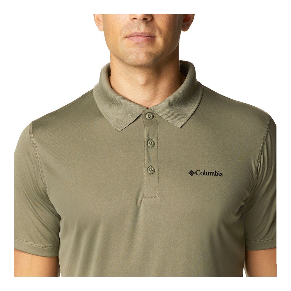Columbia ZERO RULES - Polo Homme stone green