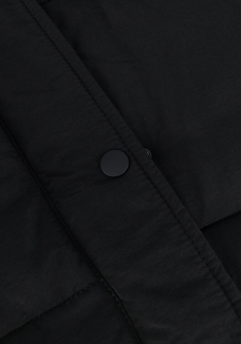 ANOTHER LABEL zwarte another label gewatteerde jas mille oversized puffer