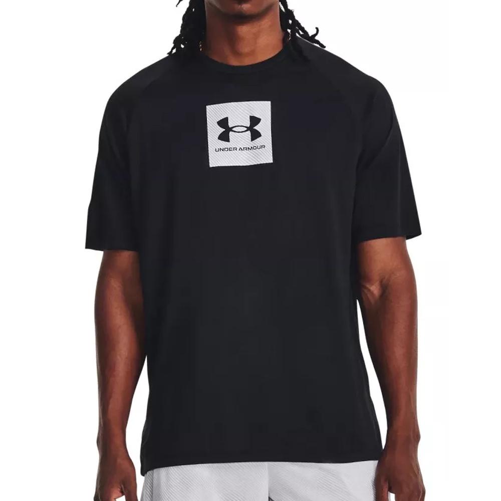 Under Armour T-shirt Noir Homme Under Armour Tech Prt