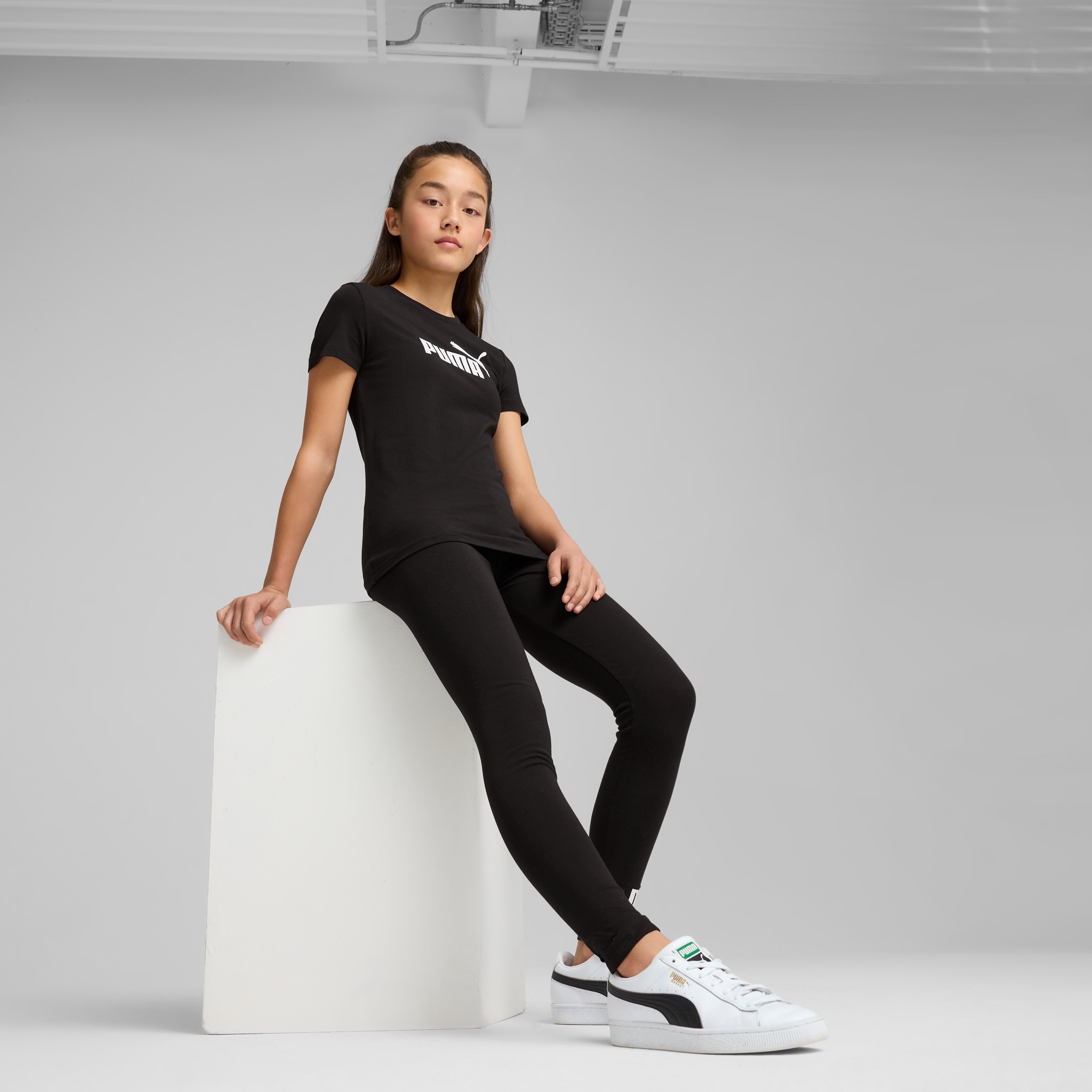 PUMA Leggings »ESS NO. 1 LOGO LEGGINGS G«  für Kinder, Baumwolle